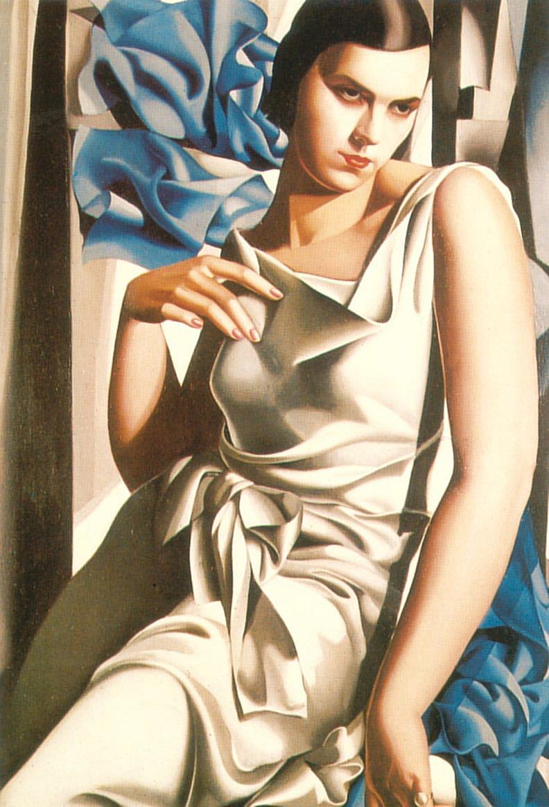 m夫人の肖像 1932年 現代タマラ・デ・レンピッカ油絵